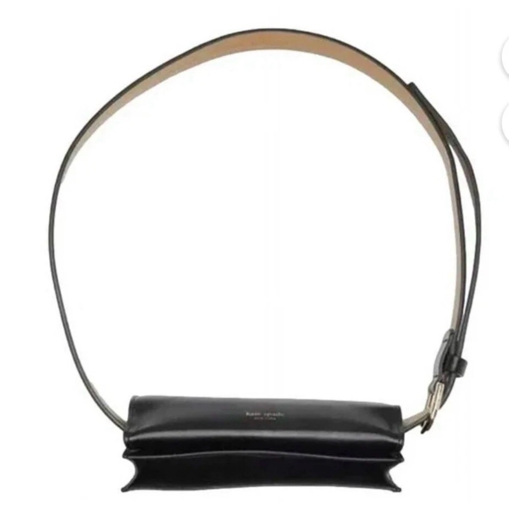 Kate Spade New York Black Adjustable Belt Bag Bow Detail NWT - Picture 3 of 11